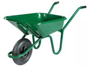 Walsall EGP Endurance Green Pneumatic Wheelbarrow 90 Litre